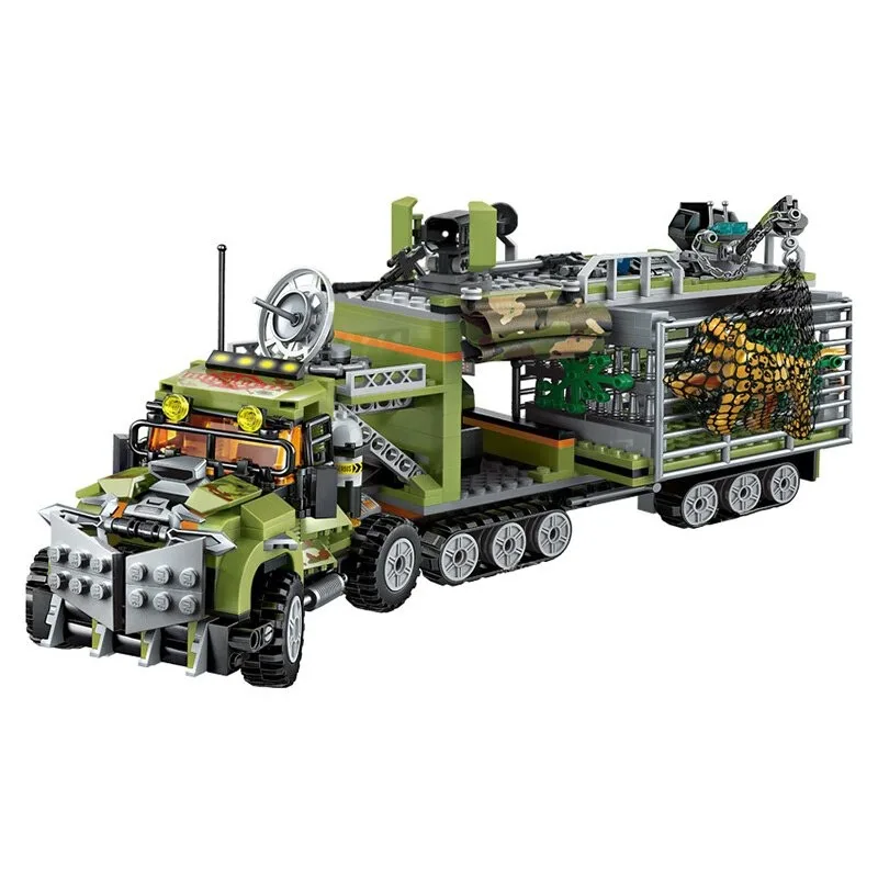 Строительный блок City Forest Police Sin Mobile Fortress 6 фигурок 658 шт. MOC Развивающие кирпичи Игрушка для мальчика в подарок-без коробки 19299 
Строительный блок City Forest Police Sin Mobile Fortress 6 фигурок 658 шт. MOC Развивающие кирпичи Игрушка для мальчика в подарок-без коробки 19299