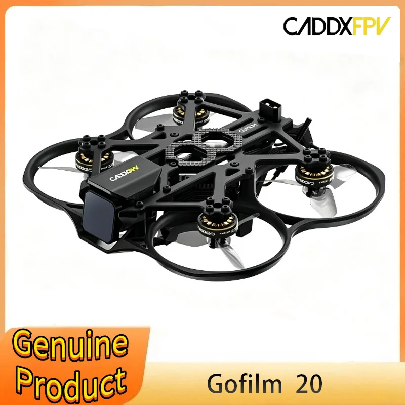 CADDXFPV Gofilm 20 4k Starlight Drone HD FPV with 1303 6000kv Motors EIS and Gyroflow Technology HD Digital VTX System
CADDXFPV Gofilm 20 4k Starlight Drone HD FPV with 1303 6000kv Motors EIS and Gyroflow Technology HD Digital VTX System