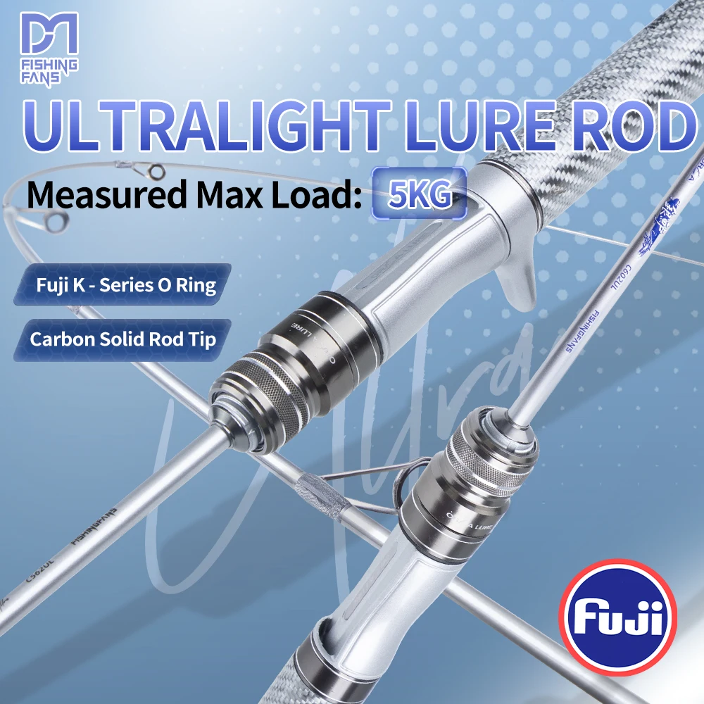 Удочка FISHINGFANS ORCA UL ULTRALIGHT POWER из высокоуглеродистого волокна с катушкодержателем RATTLE и кольцами FUJI O/LS, серебристая окраска
Удочка FISHINGFANS ORCA UL ULTRALIGHT POWER из высокоуглеродистого волокна с катушкодержателем RATTLE и кольцами FUJI O/LS, серебристая окраска