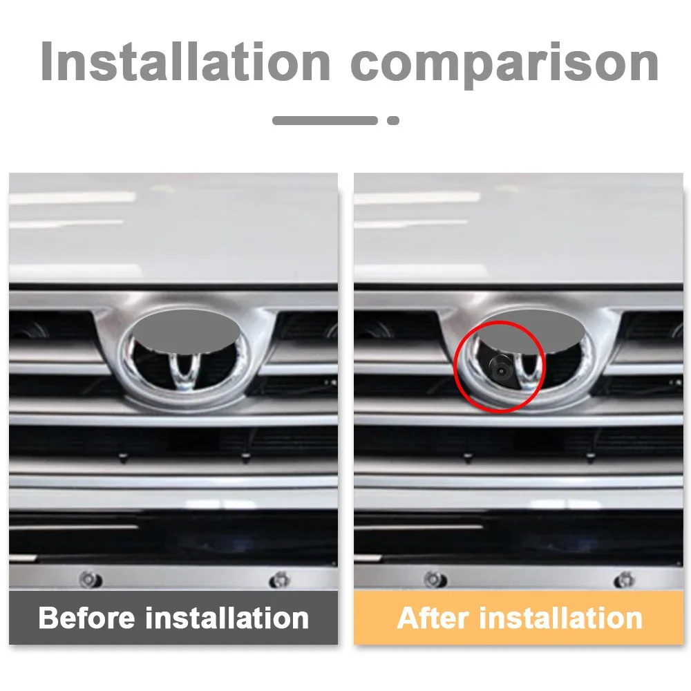 ТЭЕНОМ150 ° Автомобильная камера переднего вида AHD 1080P для Toyota 2012/2013 Highlander Fisheye, стеклянная линза, передняя камера автомобиля, водонепроницаемая
ТЭЕНОМ150 ° Автомобильная камера переднего вида AHD 1080P для Toyota 2012/2013 Highlander Fisheye, стеклянная линза, передняя камера автомобиля, водонепроницаемая