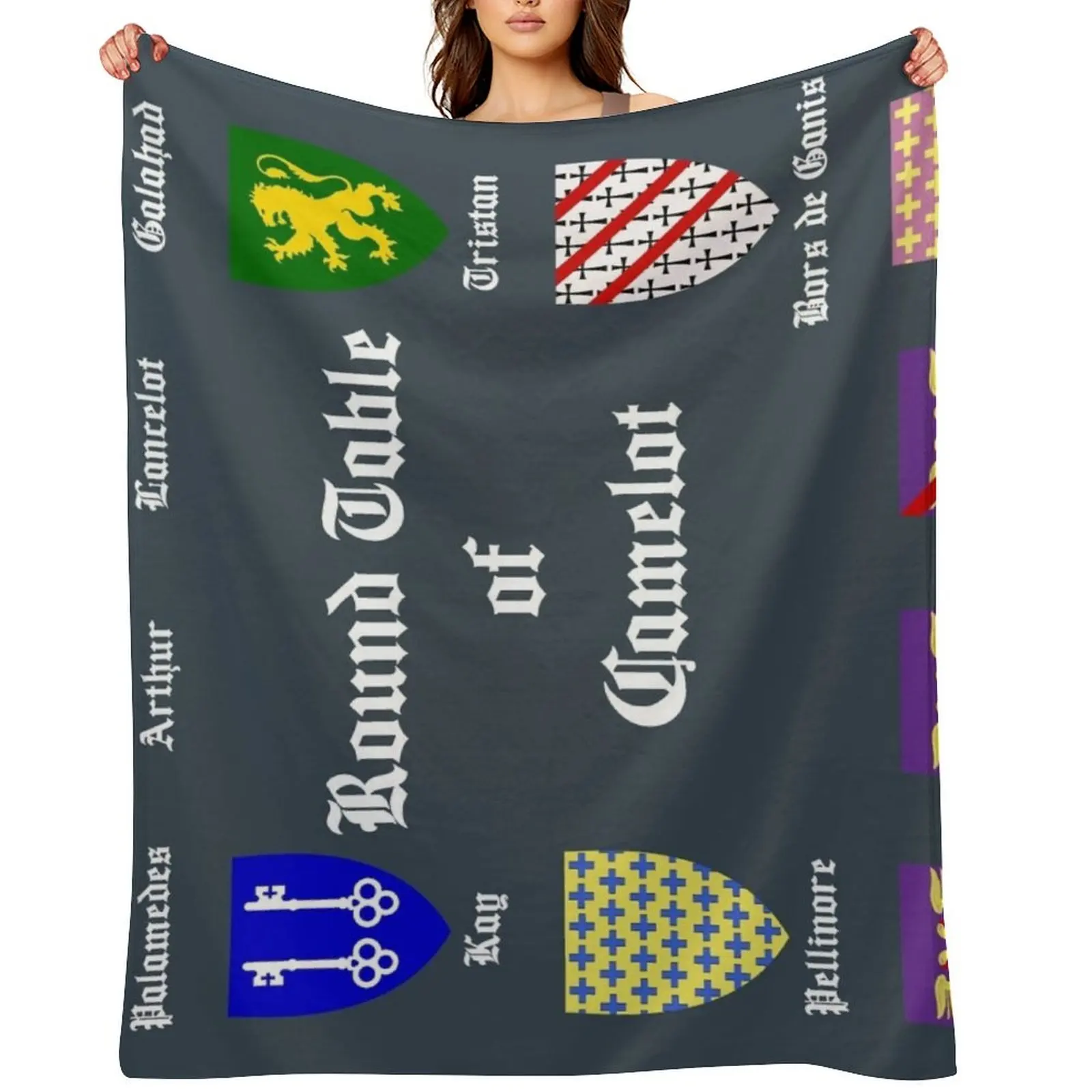 Round Table of Camelot Throw Blanket Soft Plush Plaid Fashion Sofas Blankets For Bed Soft Plaid Blankets
Round Table of Camelot Throw Blanket Soft Plush Plaid Fashion Sofas Blankets For Bed Soft Plaid Blankets