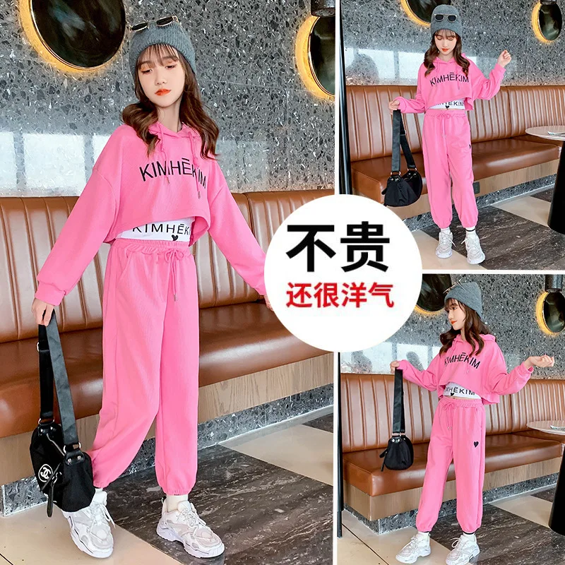 Girls Spring Casaul Fashion Korean Style Tracksuit Kids 3pcs Vest+Hoodie+Pants Sport Suits Teenage 5-14 Years Girls Clothing
Girls Spring Casaul Fashion Korean Style Tracksuit Kids 3pcs Vest+Hoodie+Pants Sport Suits Teenage 5-14 Years Girls Clothing