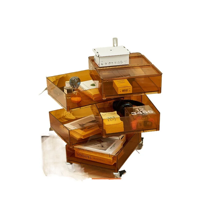 Online celebrity acrylic cabinet, Nordic light luxury simple rotating cabinet, small bedroom, movable storage side cabinet
Online celebrity acrylic cabinet, Nordic light luxury simple rotating cabinet, small bedroom, movable storage side cabinet