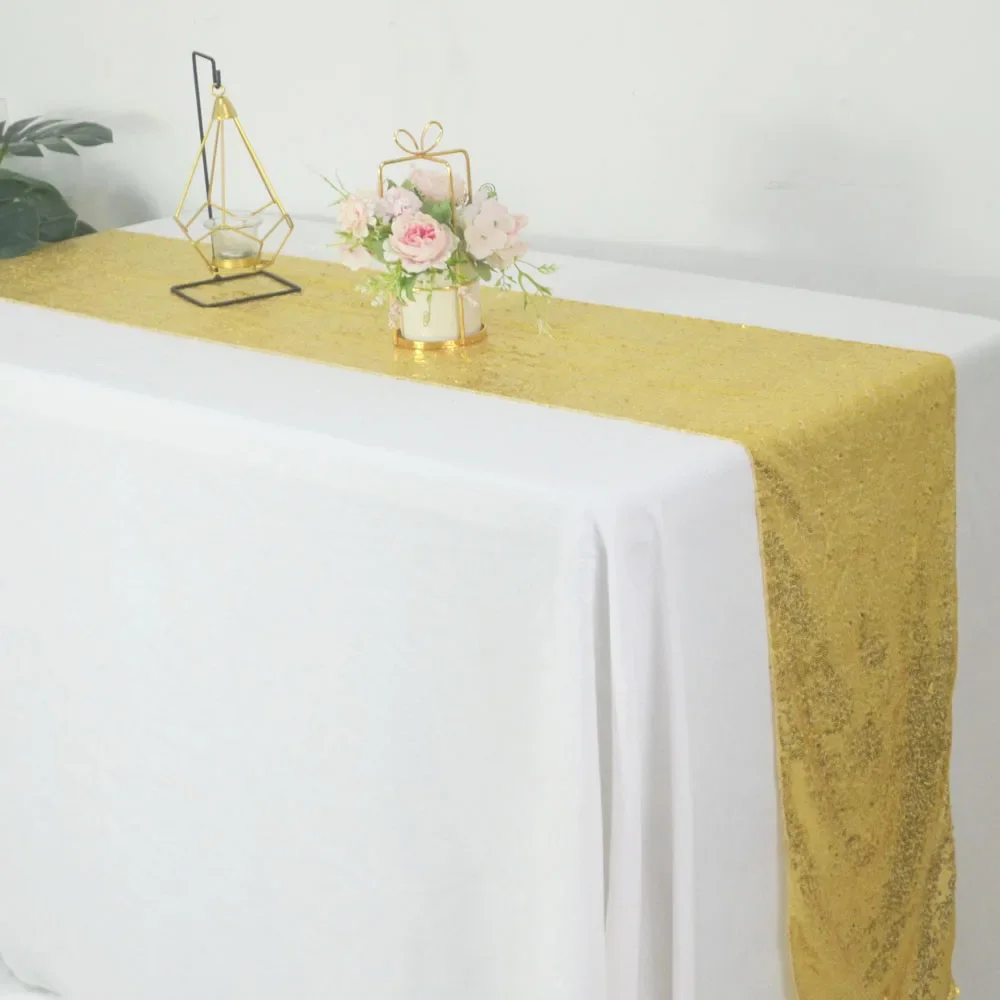 Pack of 2pc Glitter Sequin Wedding Table Runner Table Cover Mariage Party Decoration Christmas Baby Shower Banquet Table Runners
Pack of 2pc Glitter Sequin Wedding Table Runner Table Cover Mariage Party Decoration Christmas Baby Shower Banquet Table Runners