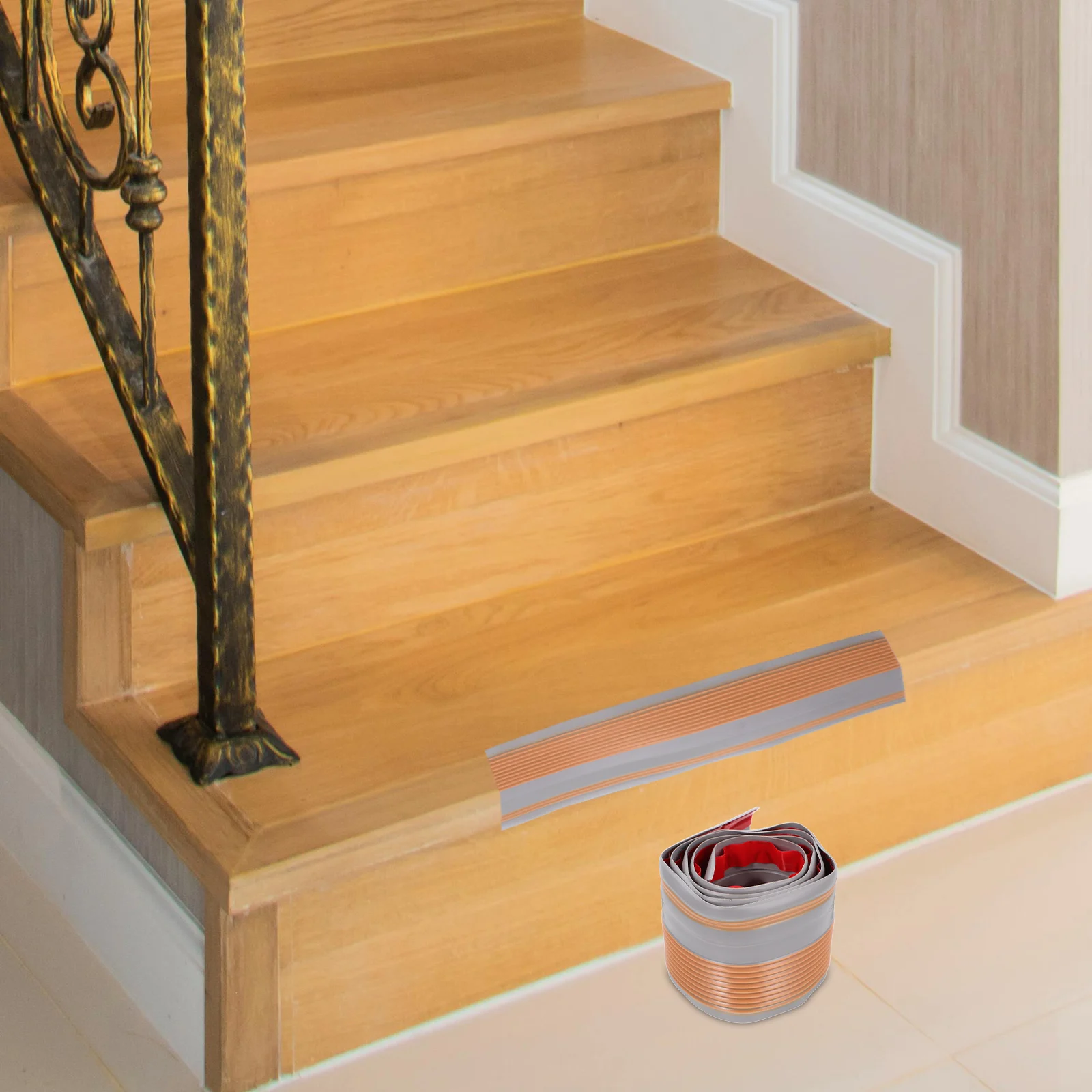 Anti Skid Strip Stairs Edge Protector PVC Nosing Bright Color Adhesive Backing Stair Trim Corner Protection Textured Surface
Anti Skid Strip Stairs Edge Protector PVC Nosing Bright Color Adhesive Backing Stair Trim Corner Protection Textured Surface