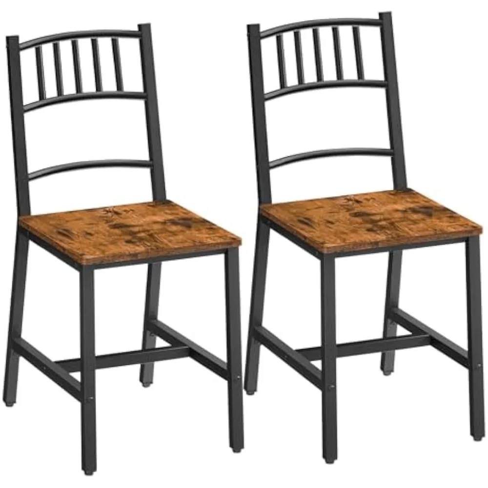 2 Piece Package Chair, Rustic Wood Chair, Metal Frame, Dining Chair with Slatted Back, Modern Kitchen Dining Chair, Living Room
2 Piece Package Chair, Rustic Wood Chair, Metal Frame, Dining Chair with Slatted Back, Modern Kitchen Dining Chair, Living Room