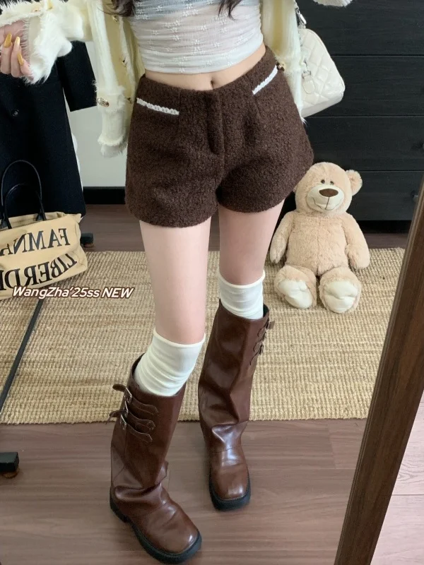 Американские ретро кружевные широкие повседневные брюки женские зимние новые утягивающие шерстяные брюки с высокой талией для поездок на работу Sle
Американские ретро кружевные широкие повседневные брюки женские зимние новые утягивающие шерстяные брюки с высокой талией для поездок на работу Sle