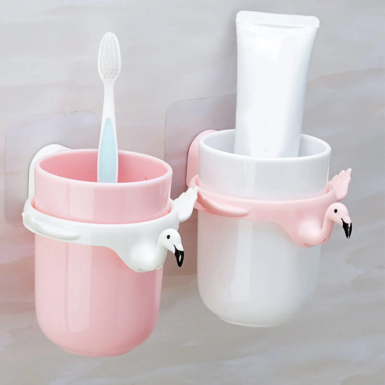 Flamingo Design Toothbrush Cup Wall Hanging Gargle Cup Home Tooth Mug Bathroom Decor Utility Holder Pink Premium Plastic Gift
Flamingo Design Toothbrush Cup Wall Hanging Gargle Cup Home Tooth Mug Bathroom Decor Utility Holder Pink Premium Plastic Gift