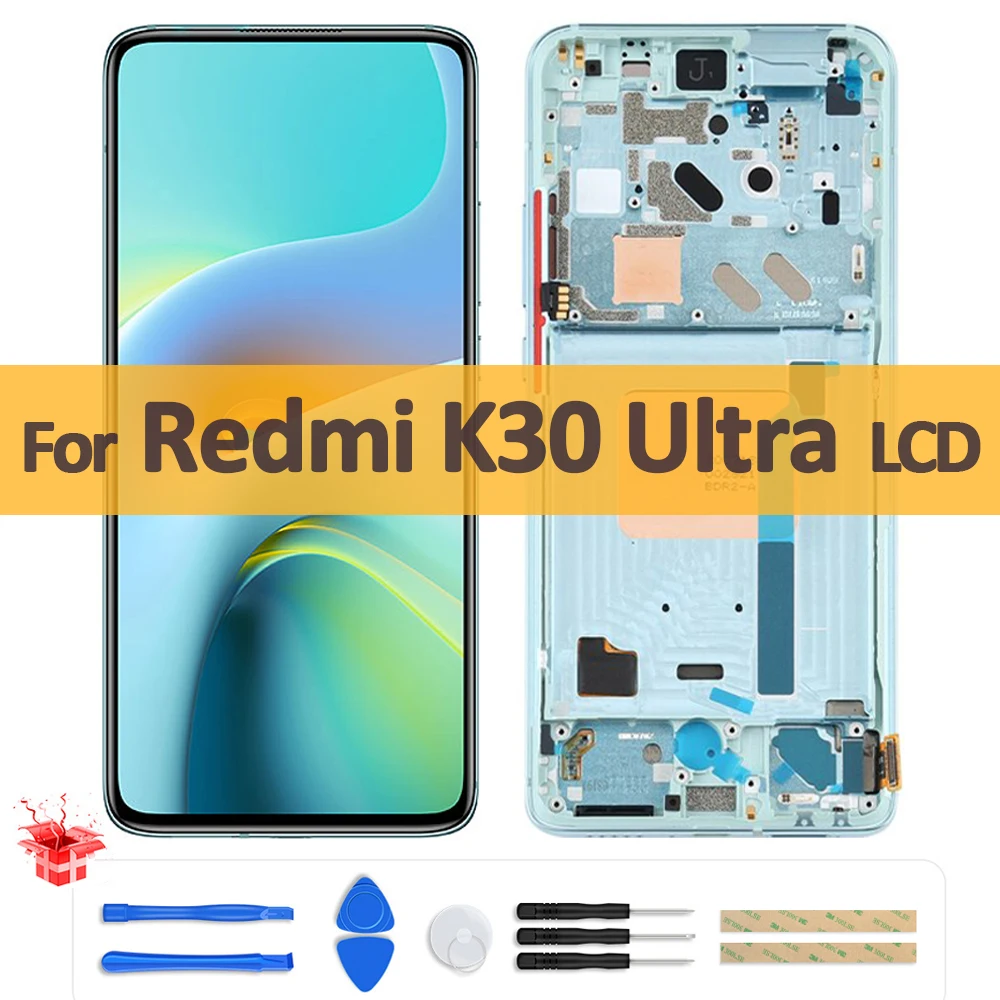 6.67" AMOLED For Xiaomi Redmi K30 Ultra K30Ultra LCD Display Touch Screen Digiziter M2006J10C Assembly Panel with Frame
6.67" AMOLED For Xiaomi Redmi K30 Ultra K30Ultra LCD Display Touch Screen Digiziter M2006J10C Assembly Panel with Frame