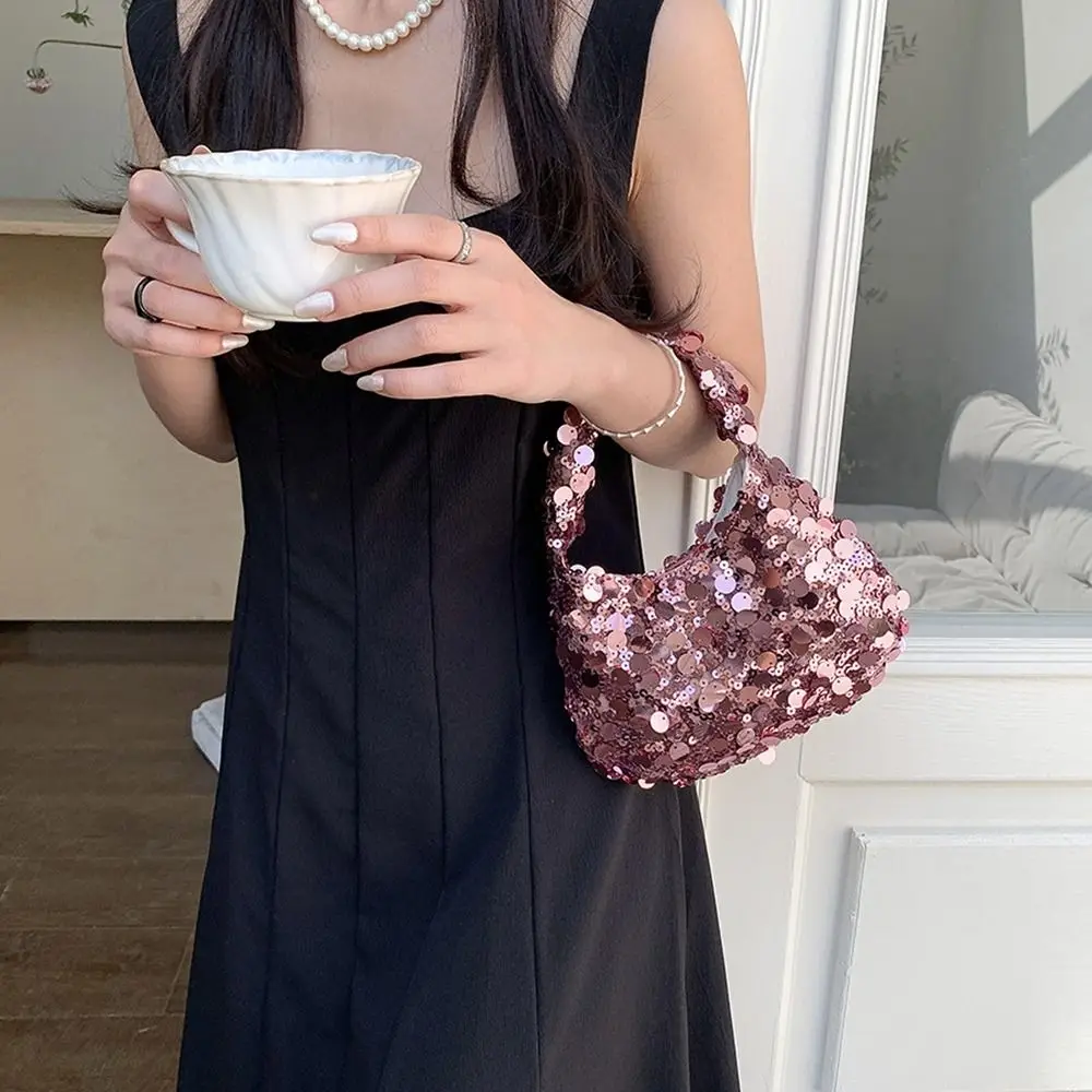 Portable Cloth Sequin Bag Silver Mobile Phone Bag Blingbling Handbag Make Up Bag Purse Students
Portable Cloth Sequin Bag Silver Mobile Phone Bag Blingbling Handbag Make Up Bag Purse Students