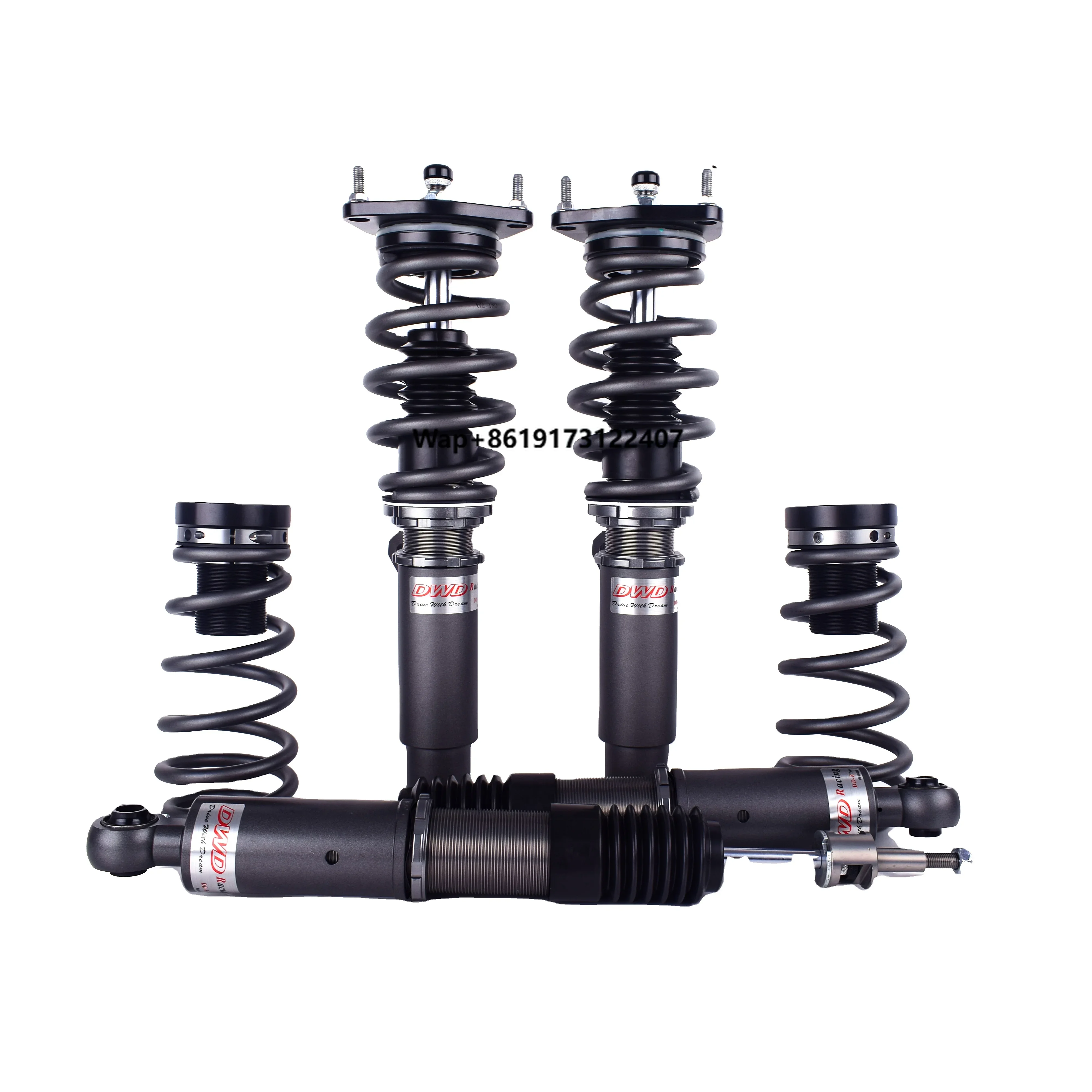 DWD AUD006 Wholesale 32 Steps Adjustable Damping Mono-tube Coilover Shock Absorber Car Parts for S3 3rd Gen 8V 13-20
DWD AUD006 Wholesale 32 Steps Adjustable Damping Mono-tube Coilover Shock Absorber Car Parts for S3 3rd Gen 8V 13-20