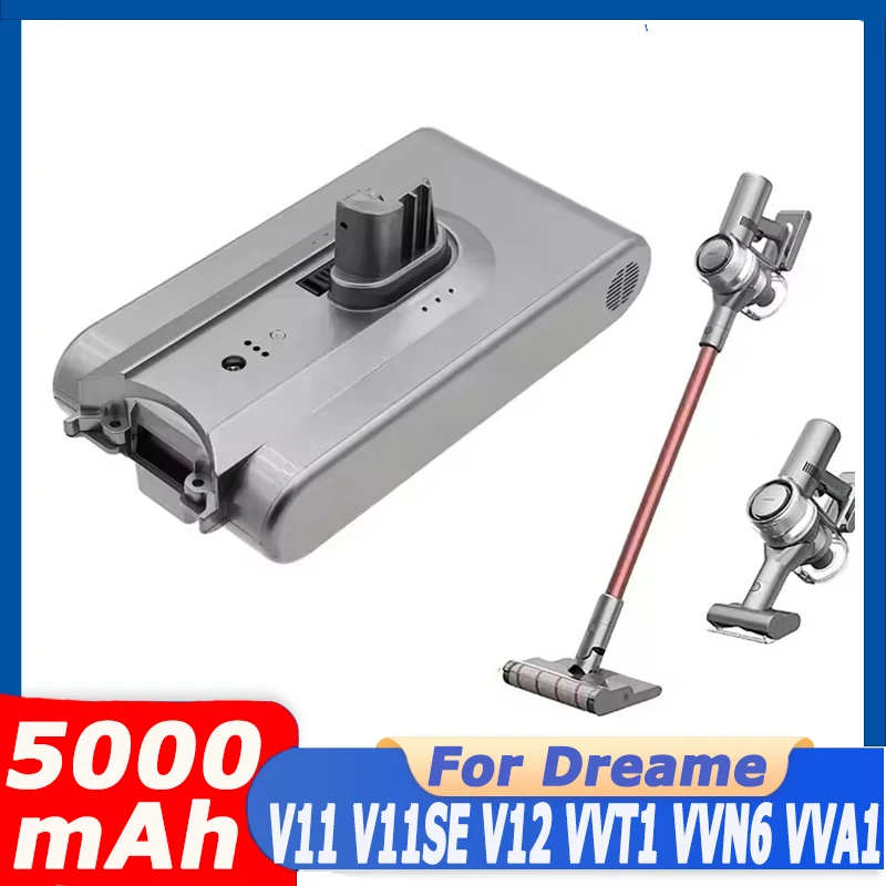 NEW Battery Pack Replacement Battery For Dreame V11 V11SE V12 VVT1 VVN6 VVA1 Replacement Battery Wireless Vacuum Cleaner 18650
NEW Battery Pack Replacement Battery For Dreame V11 V11SE V12 VVT1 VVN6 VVA1 Replacement Battery Wireless Vacuum Cleaner 18650