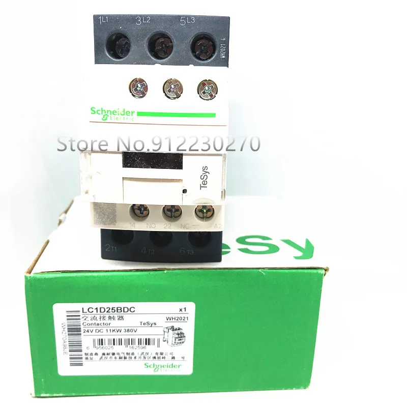 Контактор постоянного тока ДЛЯ Schneider LC1D25BDC один открытый один закрытый 25А трехфазный нормально открытый напряжение катушки DC24V LC1D25BD
Контактор постоянного тока ДЛЯ Schneider LC1D25BDC один открытый один закрытый 25А трехфазный нормально открытый напряжение катушки DC24V LC1D25BD