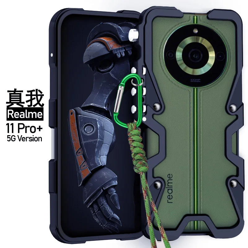 Luxury aluminum alloy hollow heat dissipation Back Cover For Realme 11 10 Pro+ 5G Military Fall prevention Phone Case
Luxury aluminum alloy hollow heat dissipation Back Cover For Realme 11 10 Pro+ 5G Military Fall prevention Phone Case