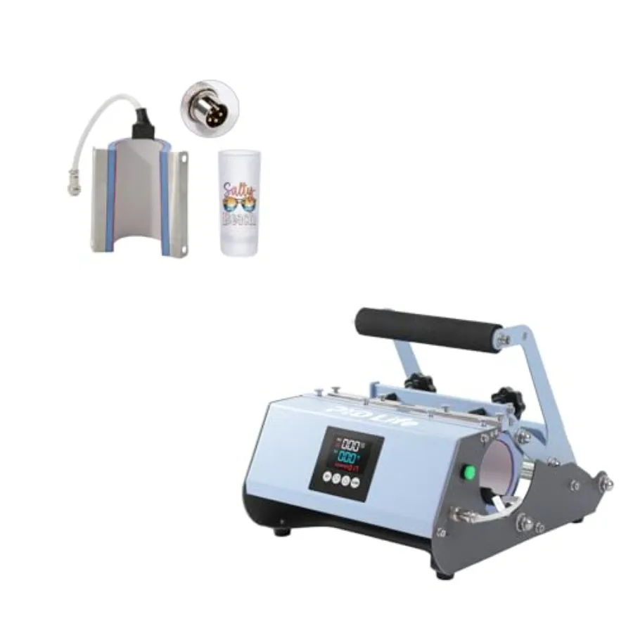 30 OZ Tumbler Heat Press Machine and 3 OZ Shot Glasses Press Attachment
30 OZ Tumbler Heat Press Machine and 3 OZ Shot Glasses Press Attachment