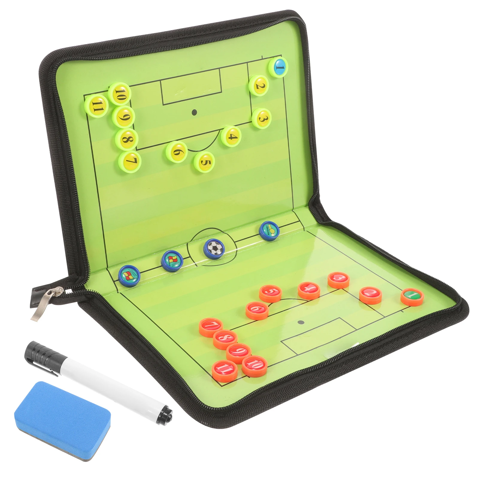 Magnetic Football Soccer Clipboard Pvc Smooth Writing Easy Wipe Coaching Strategy Board Lightweight Portable Foldable Sports
Magnetic Football Soccer Clipboard Pvc Smooth Writing Easy Wipe Coaching Strategy Board Lightweight Portable Foldable Sports
