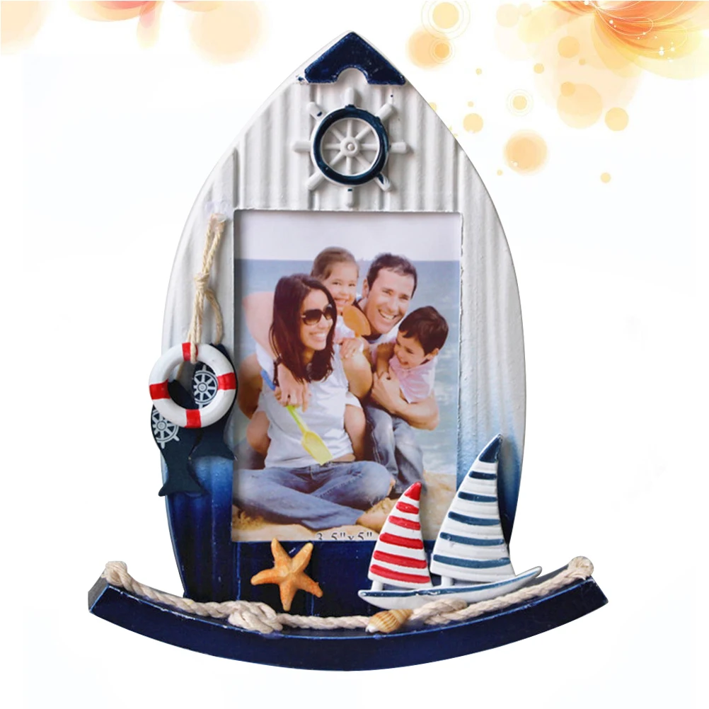 Mediterranean Style 5 Inch Wooden Photo Frame Elegant Decor Swinging Picture Nautical Home Office Boat Wall Art
Mediterranean Style 5 Inch Wooden Photo Frame Elegant Decor Swinging Picture Nautical Home Office Boat Wall Art
