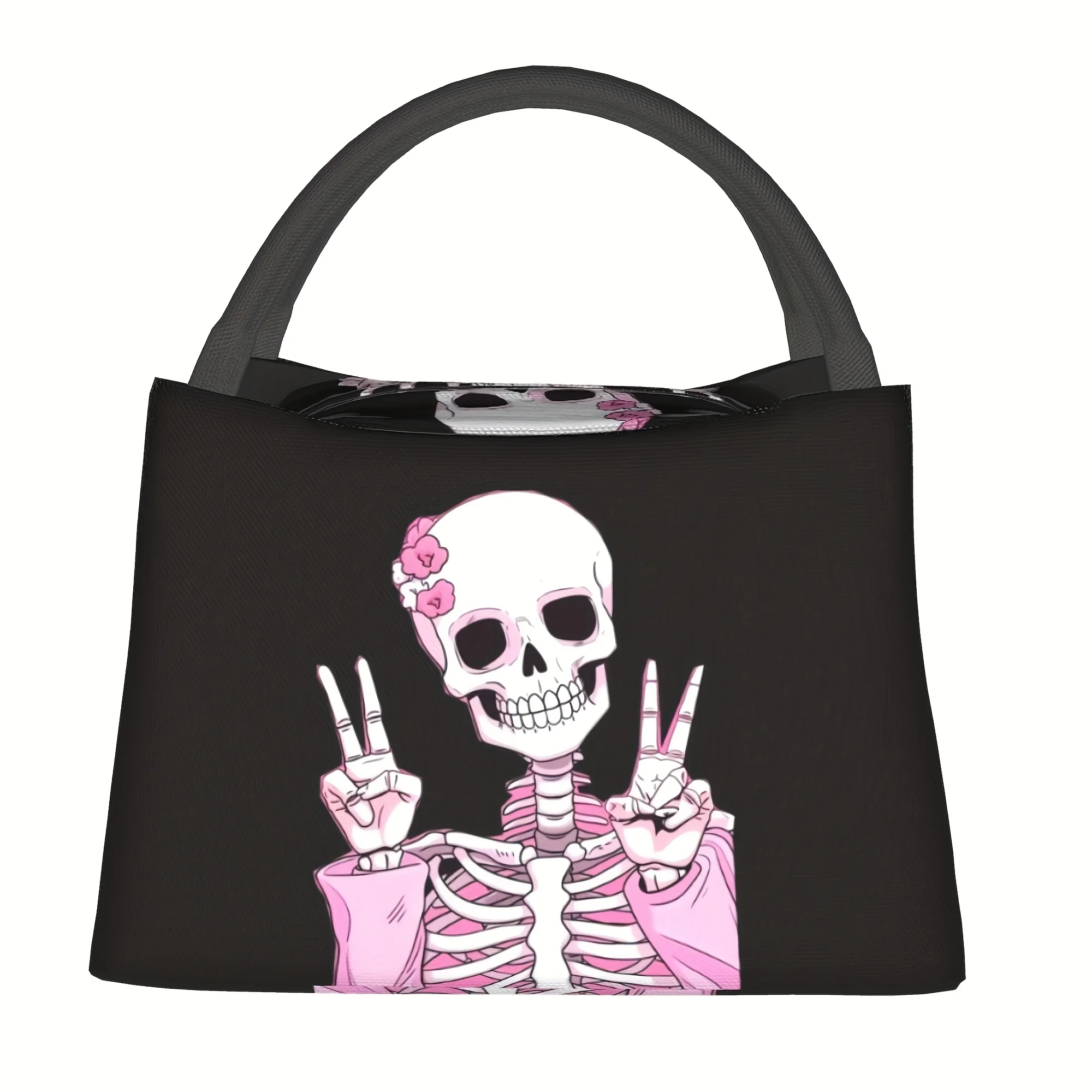 1 шт. розовая термосумка с рисунком девочки с черепом, многоразовая, портативная, для улицы, герметичная, изолированная сумка-холодильник
1 шт. розовая термосумка с рисунком девочки с черепом, многоразовая, портативная, для улицы, герметичная, изолированная сумка-холодильник