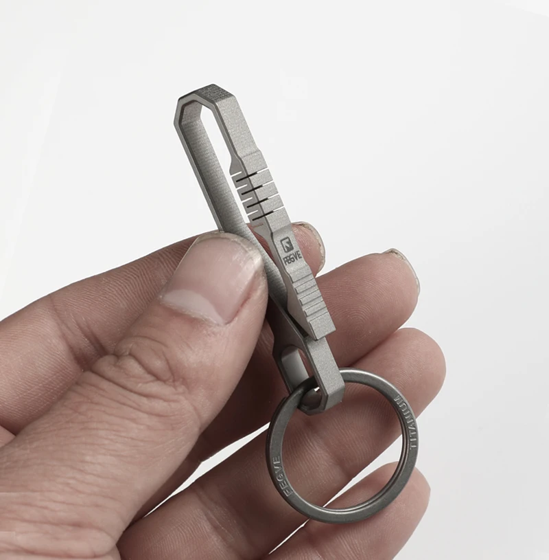 High End Titanium Alloy Men Keychain Creative Waist Hanging Car Key Chain Simple Key Storage Pendant Belt Hanging Buckle
High End Titanium Alloy Men Keychain Creative Waist Hanging Car Key Chain Simple Key Storage Pendant Belt Hanging Buckle