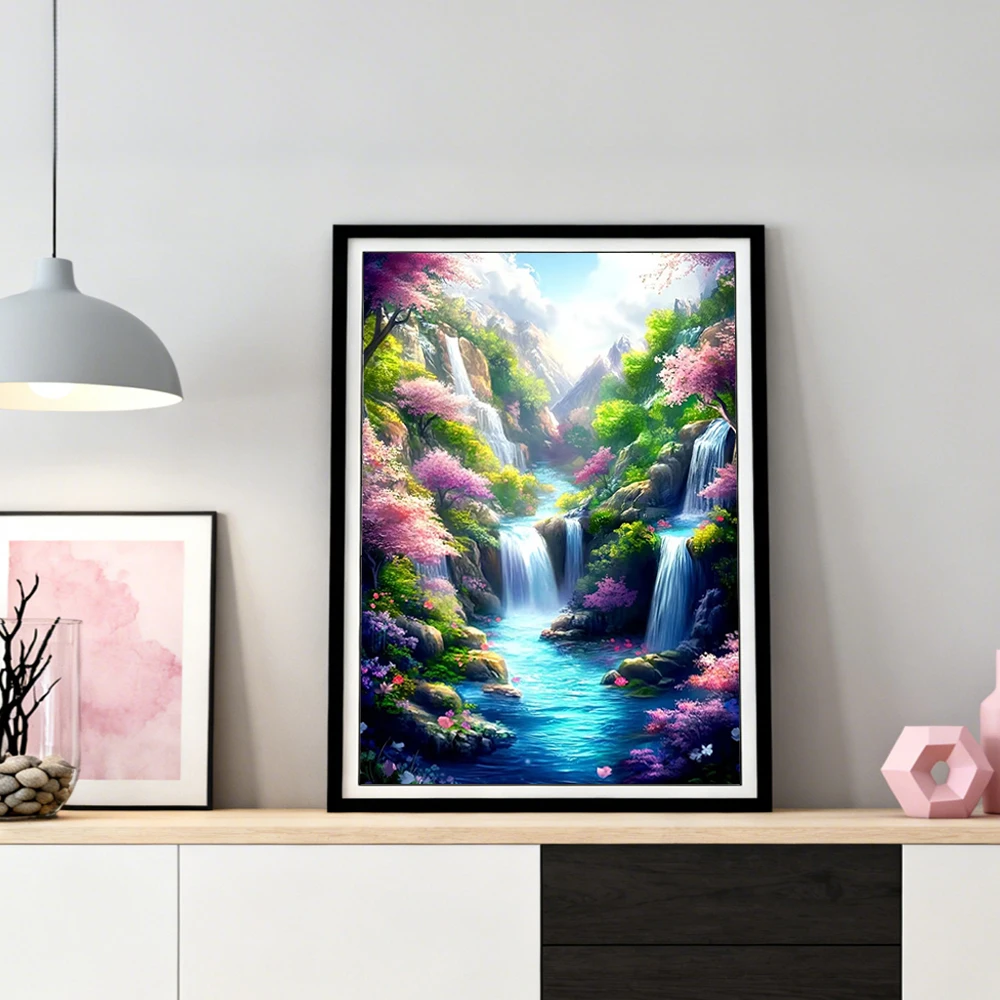 Diamond Painting Waterfall Landscape Mosaic Arts And Crafts Handmade Wall Decoration Diamond Art Kits Nature Diy Gift
Diamond Painting Waterfall Landscape Mosaic Arts And Crafts Handmade Wall Decoration Diamond Art Kits Nature Diy Gift