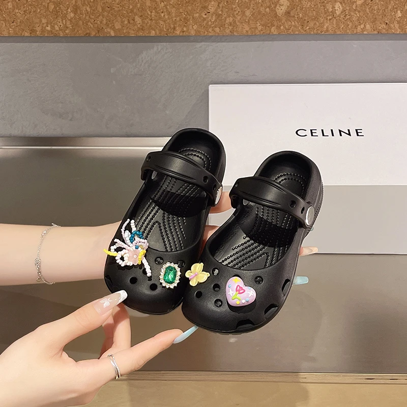 Mumoresip Girls Slippers Sweet Hollowed-out Kids Sandals Soft Bottom Non-slip 2026 Summer New Children Casual Shoes Outdoors
Mumoresip Girls Slippers Sweet Hollowed-out Kids Sandals Soft Bottom Non-slip 2026 Summer New Children Casual Shoes Outdoors