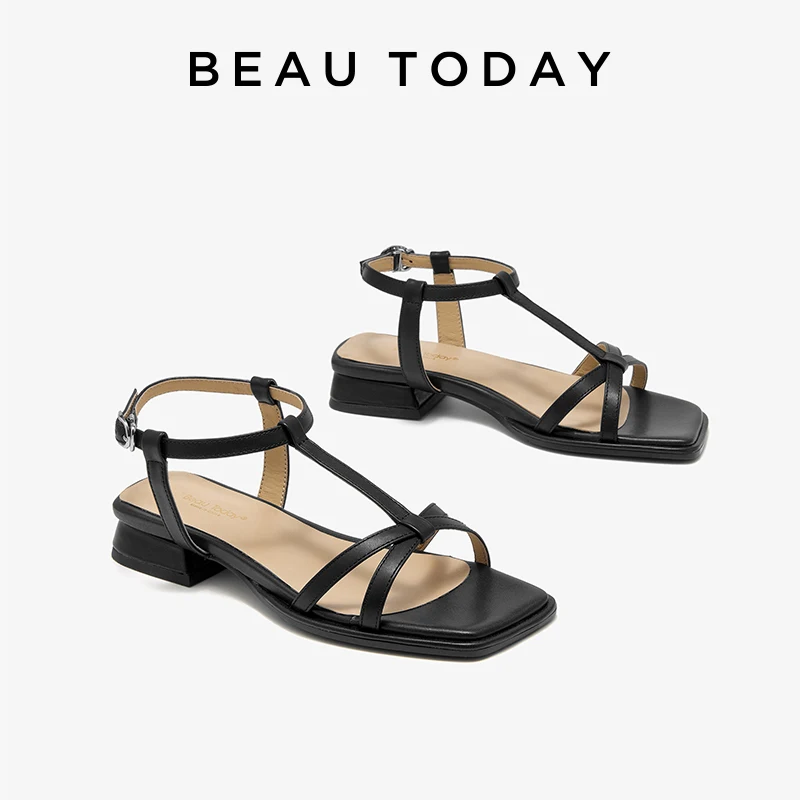 BEAUTODAY Causal T-Strap Sandals Women Genuine Cow Leather Ankle Buckle Solid Leisure 2024 Summer Ladies Shoes Handmade 32457
BEAUTODAY Causal T-Strap Sandals Women Genuine Cow Leather Ankle Buckle Solid Leisure 2024 Summer Ladies Shoes Handmade 32457