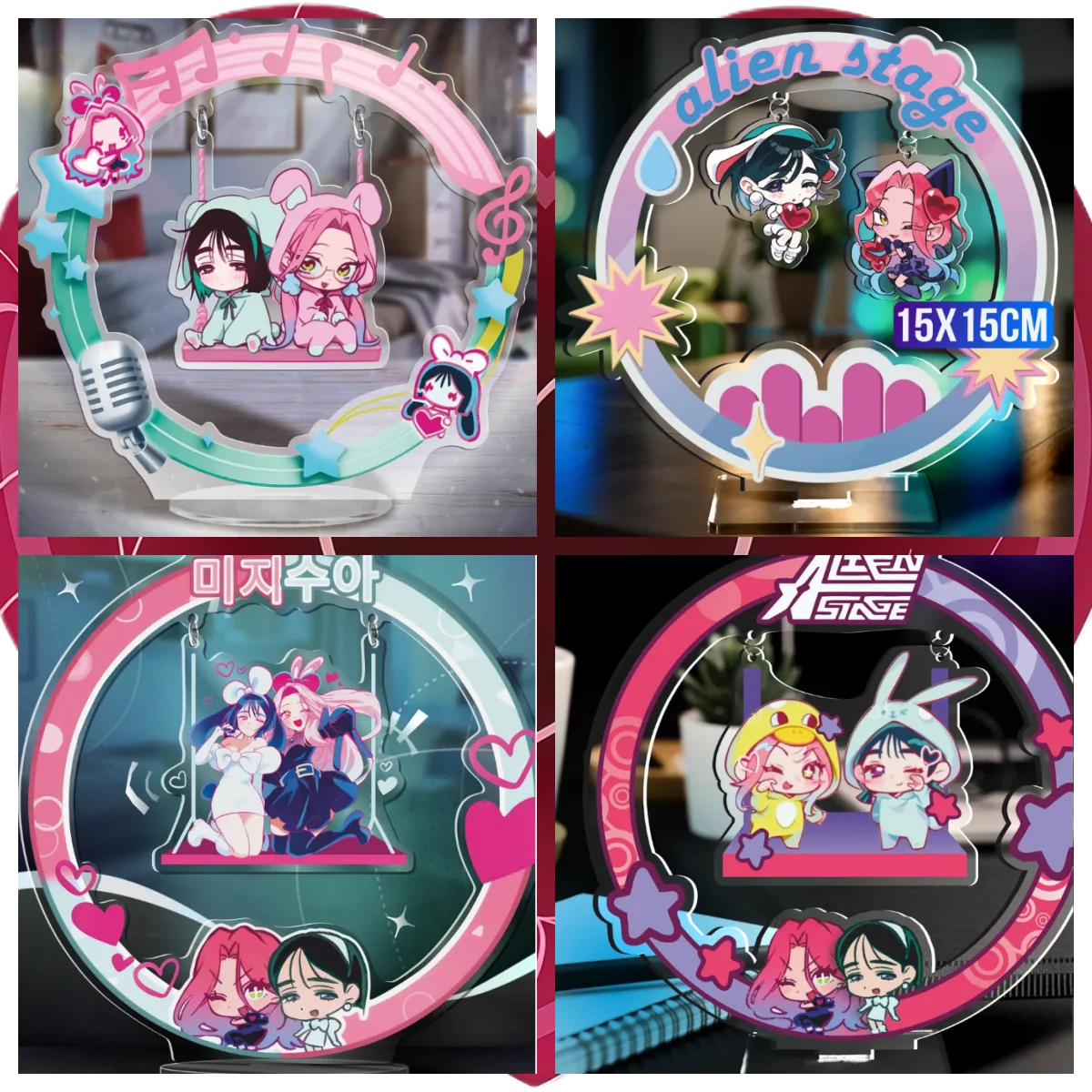 Acrylic Collectible Standee for Alien Stage Mizi Sua Ivan Till Anime Decorative Creativity Desktop Ornament Cute Cartoon Gift
Acrylic Collectible Standee for Alien Stage Mizi Sua Ivan Till Anime Decorative Creativity Desktop Ornament Cute Cartoon Gift
