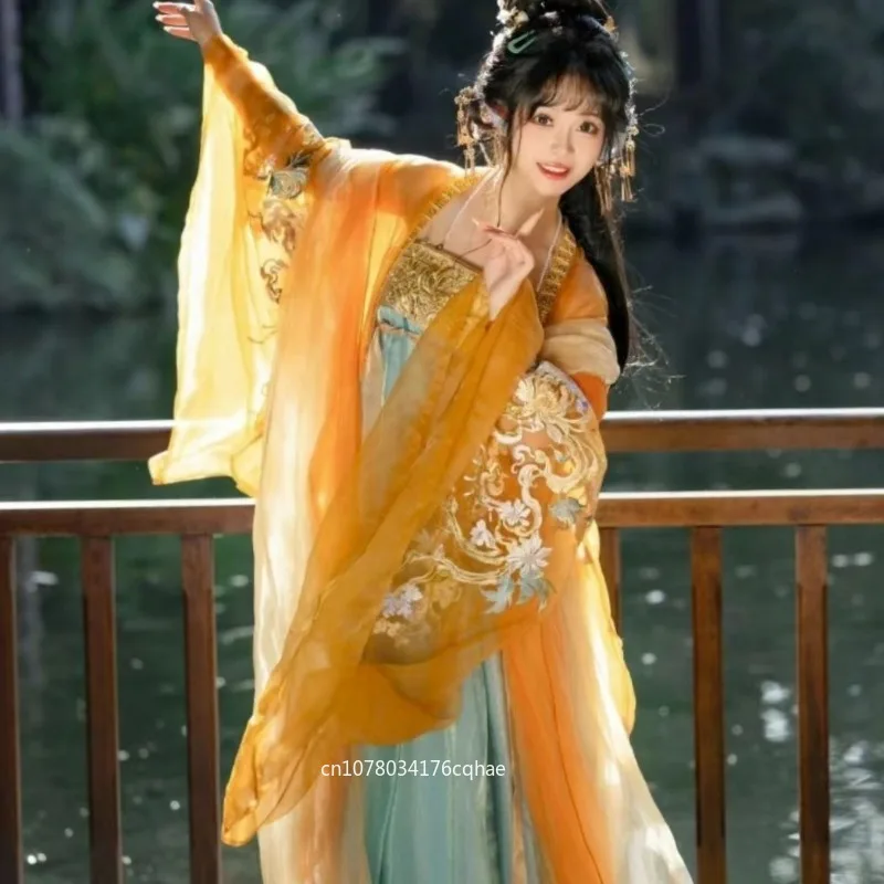 Flower God Hanfu National Style Festival catwalk model Heavy industry embroidery chest-length women's Tang suit
Flower God Hanfu National Style Festival catwalk model Heavy industry embroidery chest-length women's Tang suit