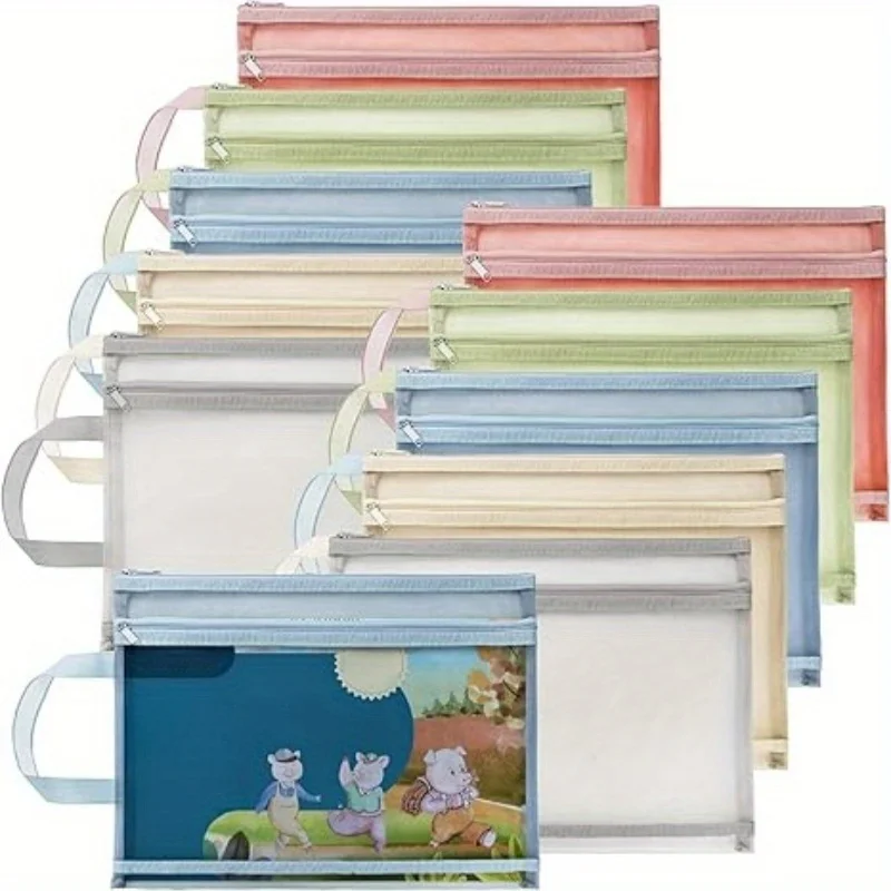 Mesh zipper bag packaging zipper bag for tissue waterproof bag, zippered file bag for office supplies
Mesh zipper bag packaging zipper bag for tissue waterproof bag, zippered file bag for office supplies