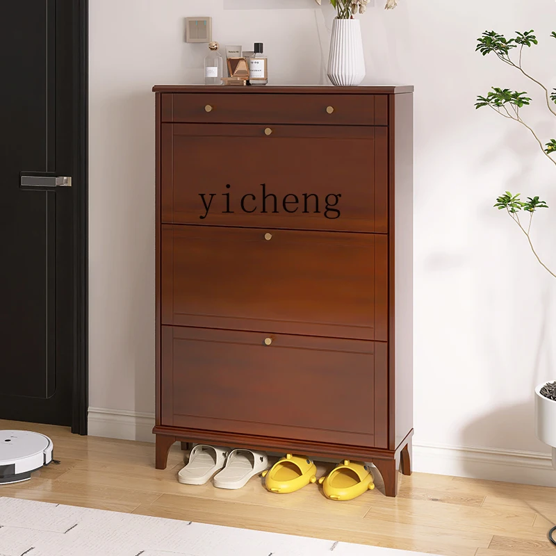 LYY all-solid wood tipping bucket shoe cabinet small apartment ultra-thin entrance household door shoe rack cabinet
LYY all-solid wood tipping bucket shoe cabinet small apartment ultra-thin entrance household door shoe rack cabinet