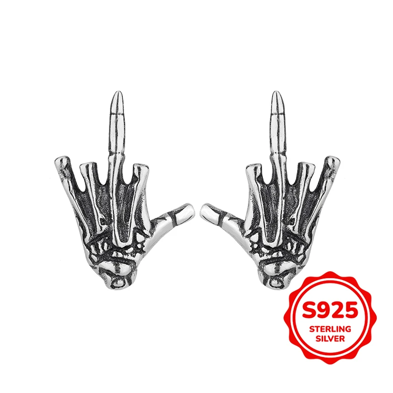 Модные и крутые аутентичные универсальные властные серьги в стиле ретро с серебряными пальцами S925
Модные и крутые аутентичные универсальные властные серьги в стиле ретро с серебряными пальцами S925