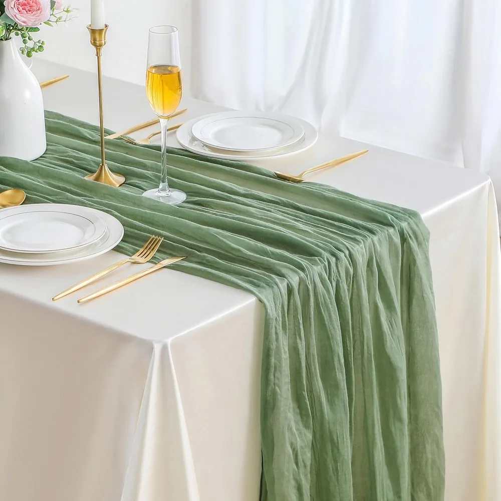 6 упаковок Sage Green, 10-футовая дорожка для стола, длина в стиле бохо 35x120 дюймов, марлевая дорожка для стола, декор для детского душа, свадебный душ o
6 упаковок Sage Green, 10-футовая дорожка для стола, длина в стиле бохо 35x120 дюймов, марлевая дорожка для стола, декор для детского душа, свадебный душ o