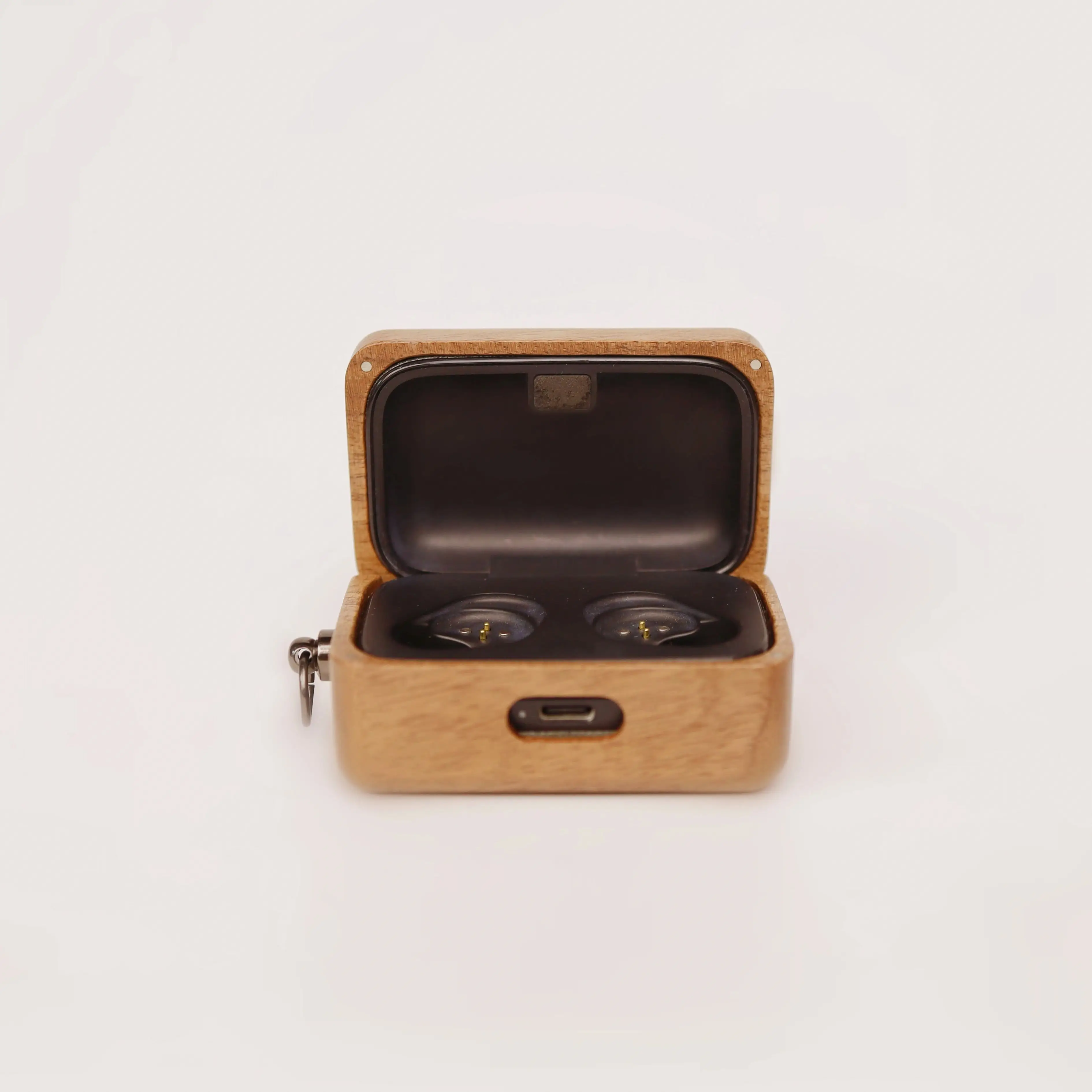 Walnut Solid Wood Case for Sennheiser MOMENTUM True Wireless 3 / 4 – Hand-Carved Protective Cover With Free Metal Hook
Walnut Solid Wood Case for Sennheiser MOMENTUM True Wireless 3 / 4 – Hand-Carved Protective Cover With Free Metal Hook