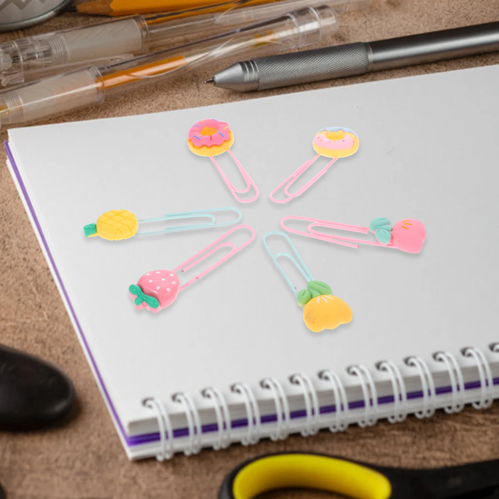 3 set 3 Sets Cartoon Fruit Bookmarks Plastic Paper Multi-Use Office Document Clips Decorative File Clips for DIY Envelopes
3 set 3 Sets Cartoon Fruit Bookmarks Plastic Paper Multi-Use Office Document Clips Decorative File Clips for DIY Envelopes