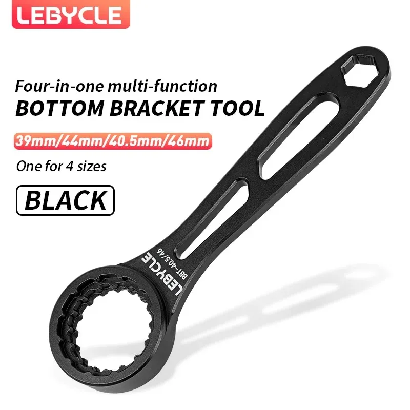 LEBYCLE 4-in-1 Aluminum BB Tool 39/40.5/44/46mm Multi-Function Bottom Bracket Wrench for Road/MTB Bicycle Maintenance Accessorie
LEBYCLE 4-in-1 Aluminum BB Tool 39/40.5/44/46mm Multi-Function Bottom Bracket Wrench for Road/MTB Bicycle Maintenance Accessorie