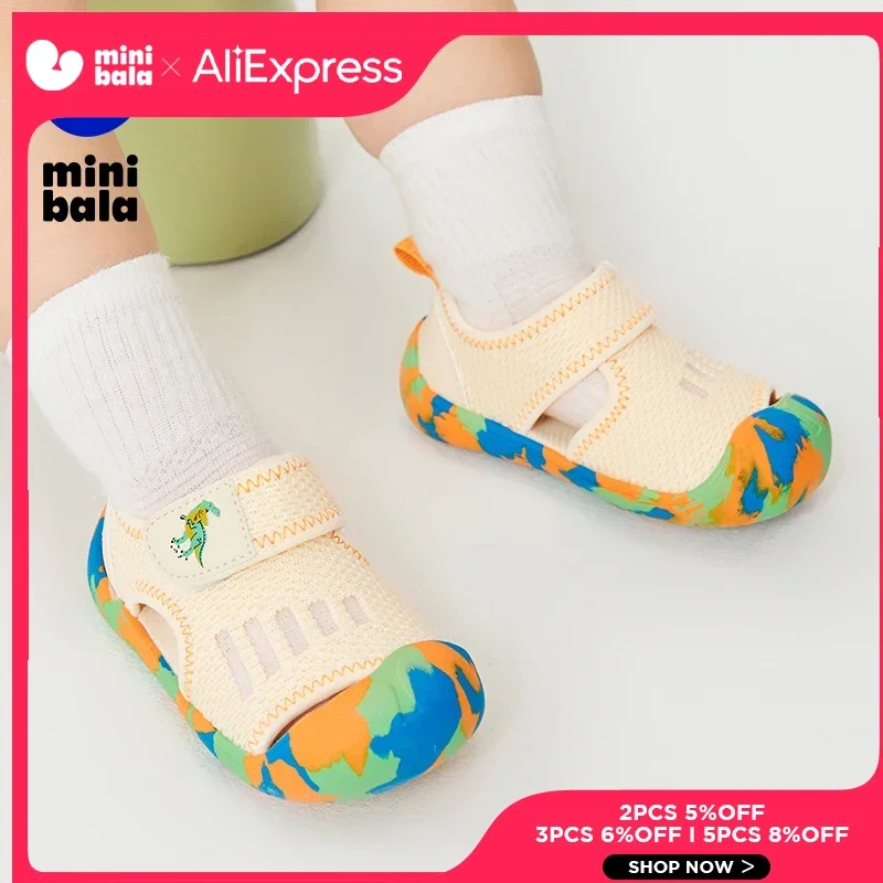 Прогулочная обувь Mini Bala для мальчиков и девочек, нескользящая легкая сетчатая летняя обувь для первых шагов
Прогулочная обувь Mini Bala для мальчиков и девочек, нескользящая легкая сетчатая летняя обувь для первых шагов