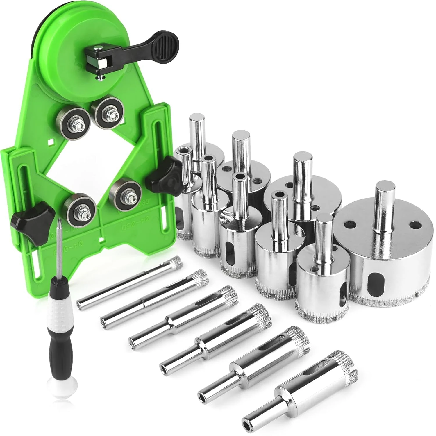 Accurate Drilling: Premium High-Quality Precision Diamond Hole Saw Kit with Dual Suction Cups Guide Jig Fixture - Ideal for Cera
Accurate Drilling: Premium High-Quality Precision Diamond Hole Saw Kit with Dual Suction Cups Guide Jig Fixture - Ideal for Cera