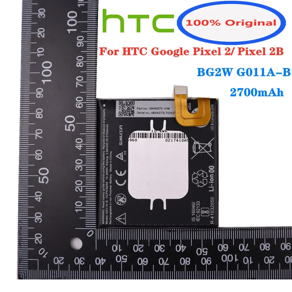 BG2W 100% Оригинальная Аккумуляторная батарея для HTC Google Pixel2 Pixel2B Pixel 2 Pixel 2B высококачественные Аккумуляторы для телефонов Bateria
BG2W 100% Оригинальная Аккумуляторная батарея для HTC Google Pixel2 Pixel2B Pixel 2 Pixel 2B высококачественные Аккумуляторы для телефонов Bateria
