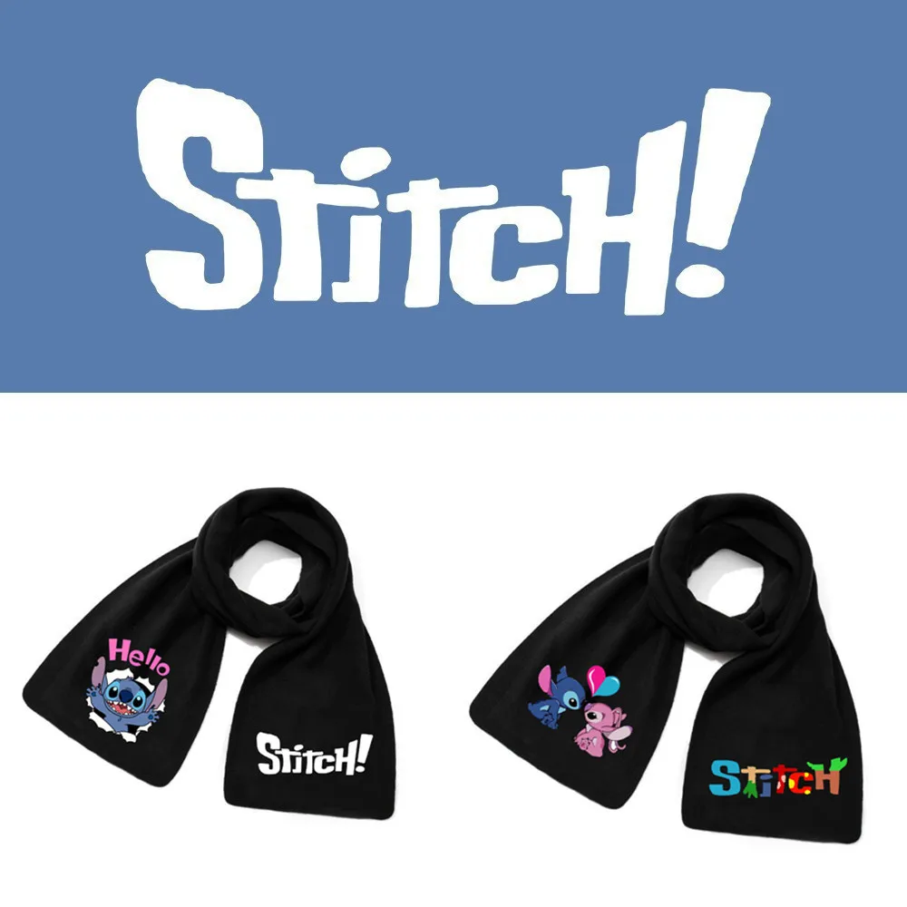 Disney Cartoon Stitch Scarf Kawaii Print Black Neck Fleece Warm Boys Girls Autumn and Winter Warm Scarfs Anime Accessories Gifts
Disney Cartoon Stitch Scarf Kawaii Print Black Neck Fleece Warm Boys Girls Autumn and Winter Warm Scarfs Anime Accessories Gifts