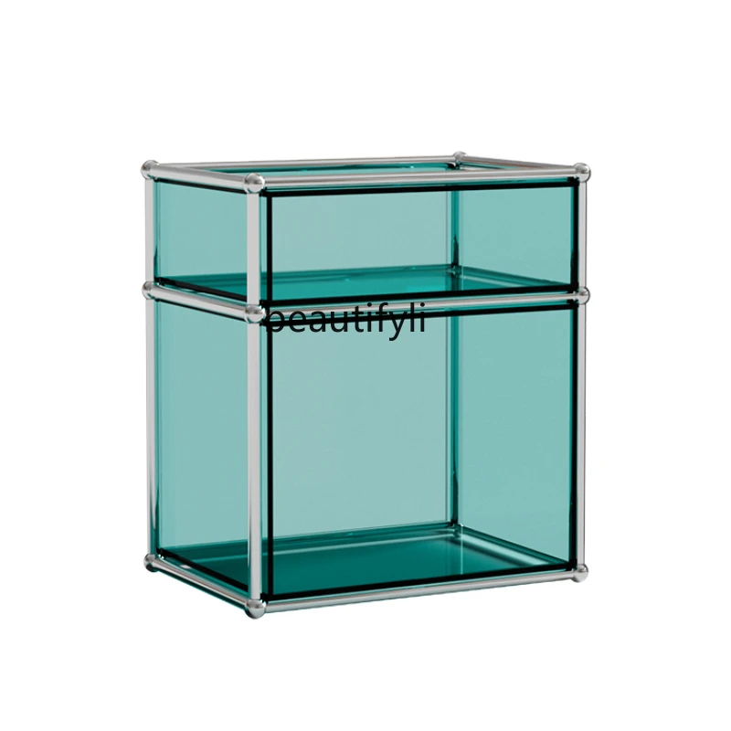 Stainless Steel Mid-Ancient Bedside Table Acrylic Sofa Side Shelf Decorative Storage Cabinet
Stainless Steel Mid-Ancient Bedside Table Acrylic Sofa Side Shelf Decorative Storage Cabinet