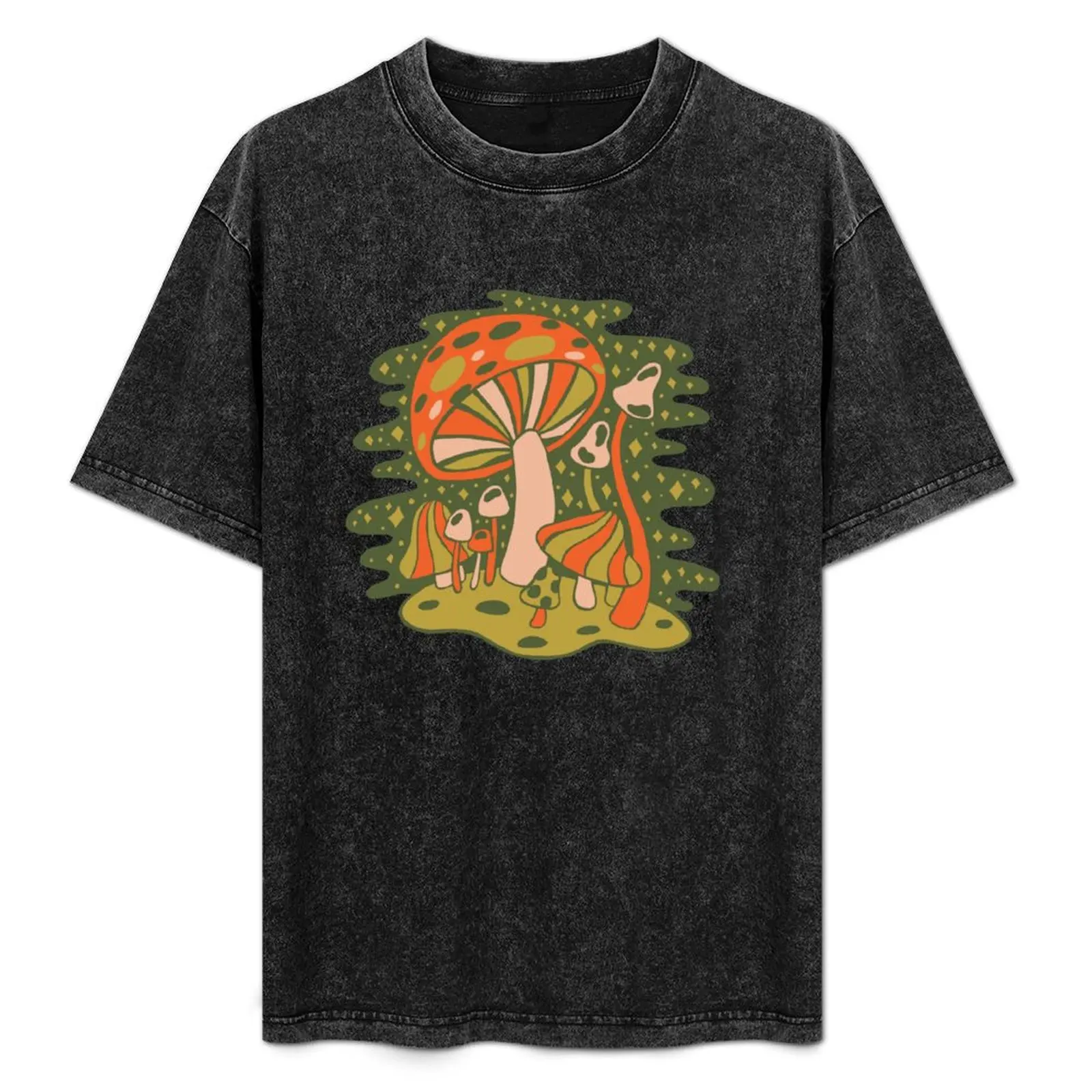 Forest of Mushrooms T-Shirt Minimalist Plain Crew Neck T-Shirt
Forest of Mushrooms T-Shirt Minimalist Plain Crew Neck T-Shirt
