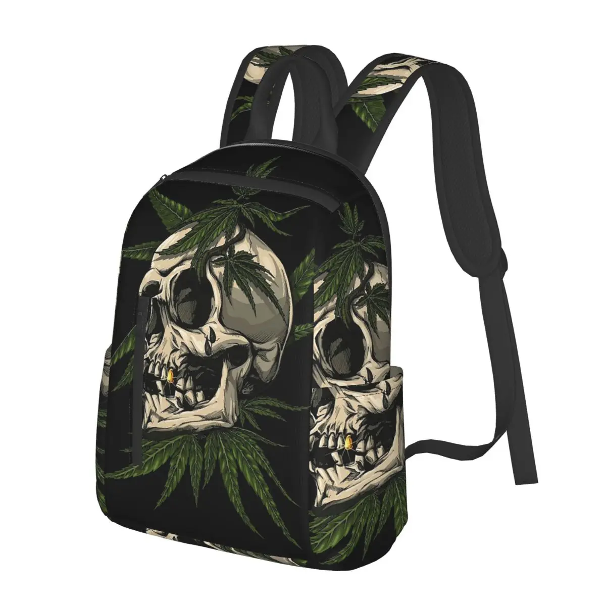 Green Leaves Skull Student Backpack School Bag Hiking Travel Daypack for Men Women Bookbag Shoulder Bags
Green Leaves Skull Student Backpack School Bag Hiking Travel Daypack for Men Women Bookbag Shoulder Bags