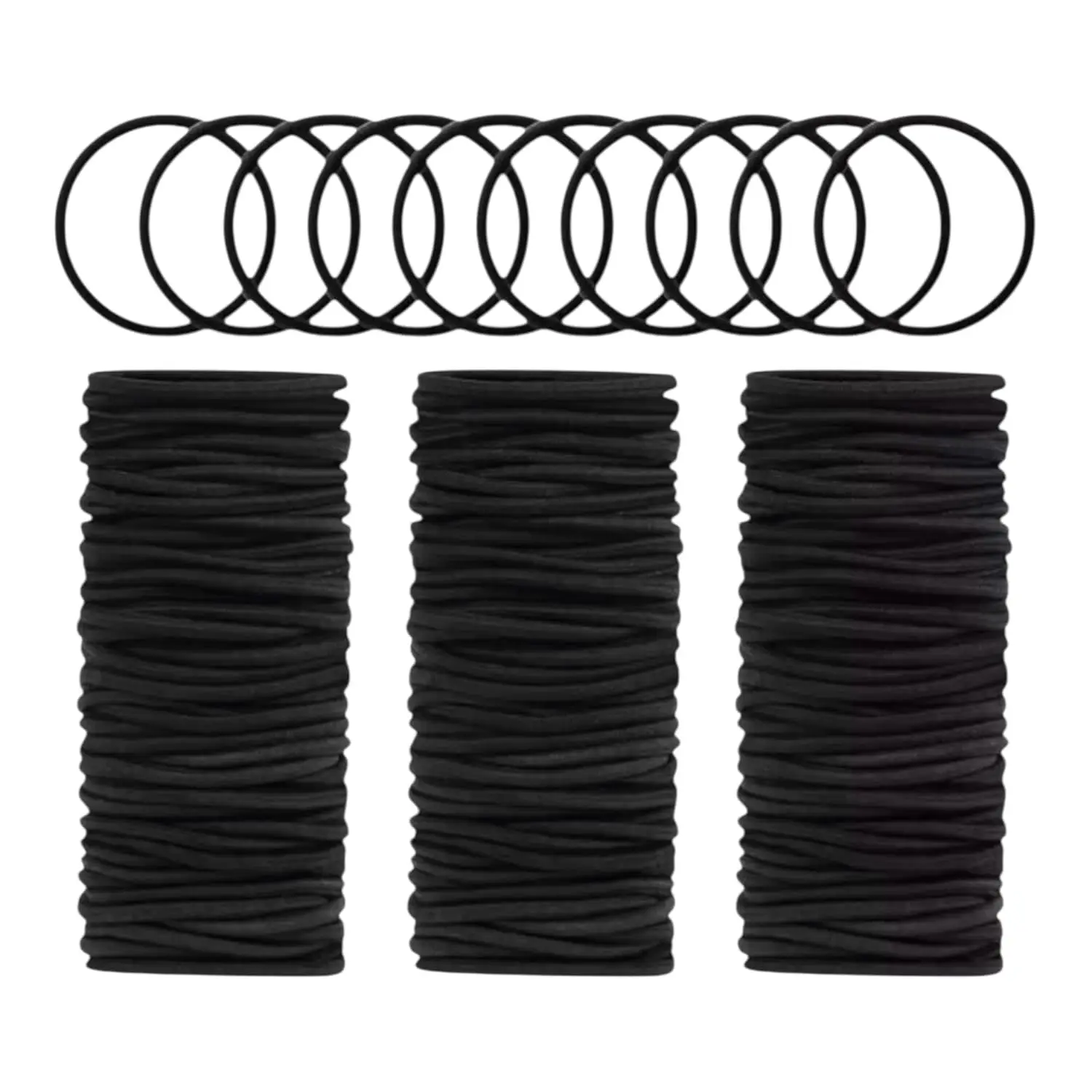 120 pieces black hair ties for thick and curly hair, strong hold, no damage ponytail holders for women or men (4 mm)
120 pieces black hair ties for thick and curly hair, strong hold, no damage ponytail holders for women or men (4 mm)