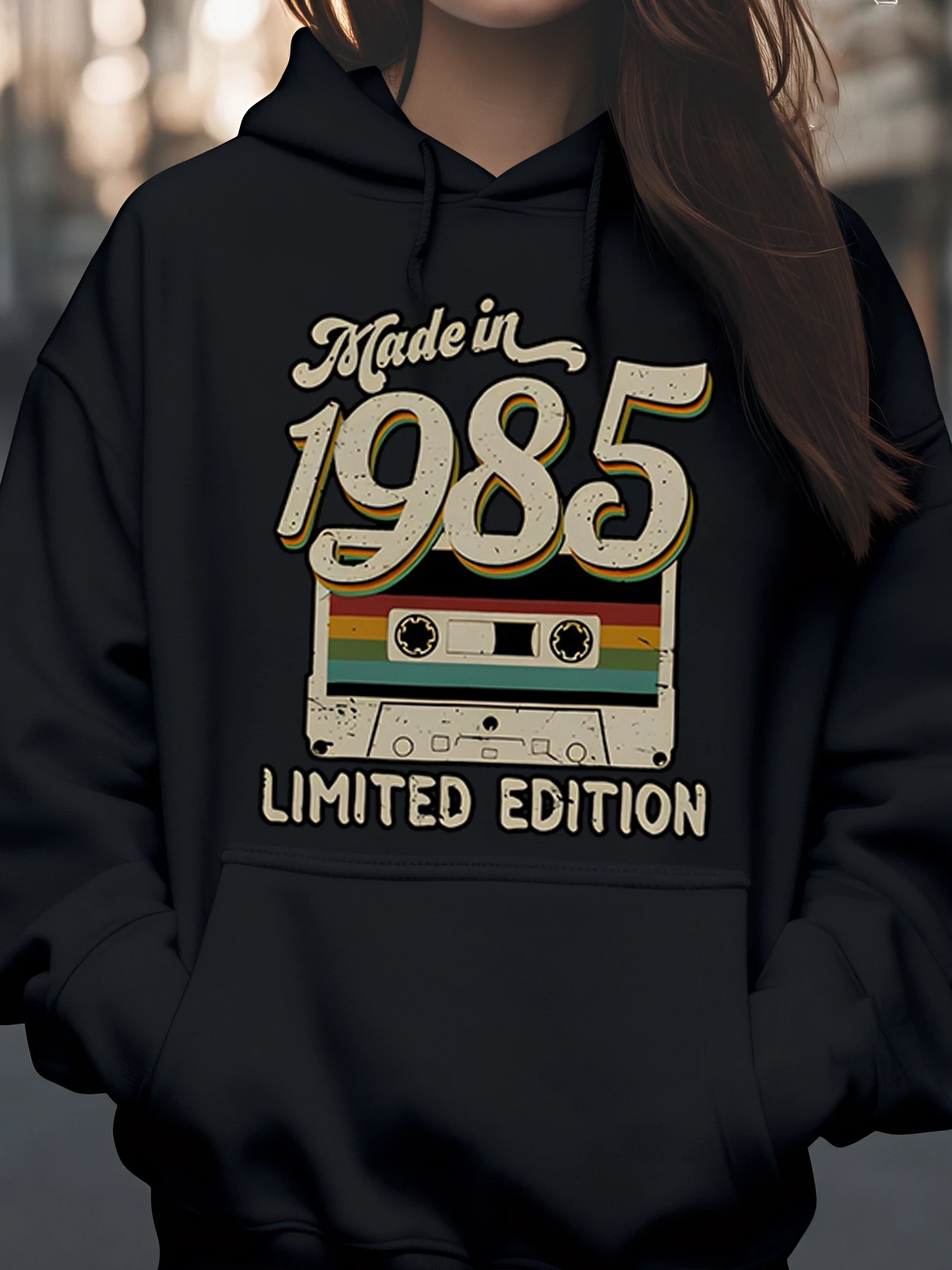 Толстовка с принтом кассетной ленты, сделано в 1985, ограниченная серия, подарок на день рождения для женщин и мужчин, повседневная одежда, ностальгический стиль 80-х годов
Толстовка с принтом кассетной ленты, сделано в 1985, ограниченная серия, подарок на день рождения для женщин и мужчин, повседневная одежда, ностальгический стиль 80-х годов