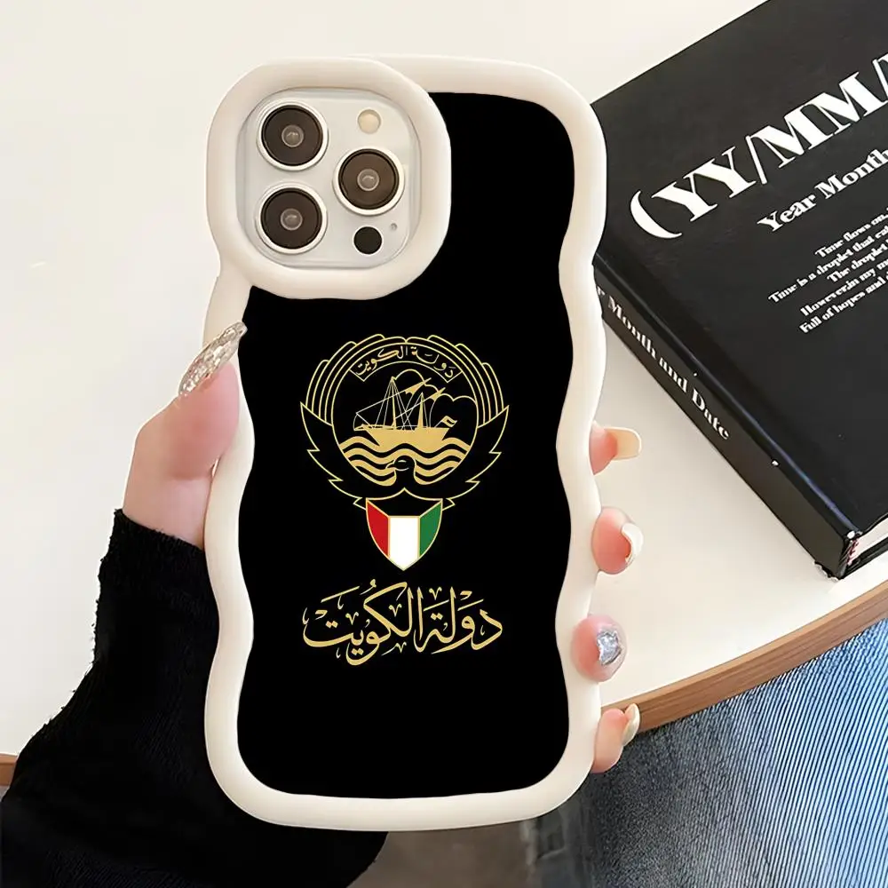 Kuwait Flag Phone Case for iPhone 17 16 15 14 13 12 11 Air Pro Max Plus White Soft TPU Wavy Edge Cover
Kuwait Flag Phone Case for iPhone 17 16 15 14 13 12 11 Air Pro Max Plus White Soft TPU Wavy Edge Cover