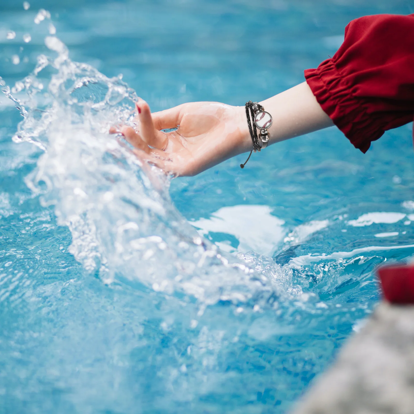 2 Pcs Beaded Bracelet Glass Accessories Decorative Wristb Baseball Braided Necklace Durable Travel Anniversary Gift
2 Pcs Beaded Bracelet Glass Accessories Decorative Wristb Baseball Braided Necklace Durable Travel Anniversary Gift