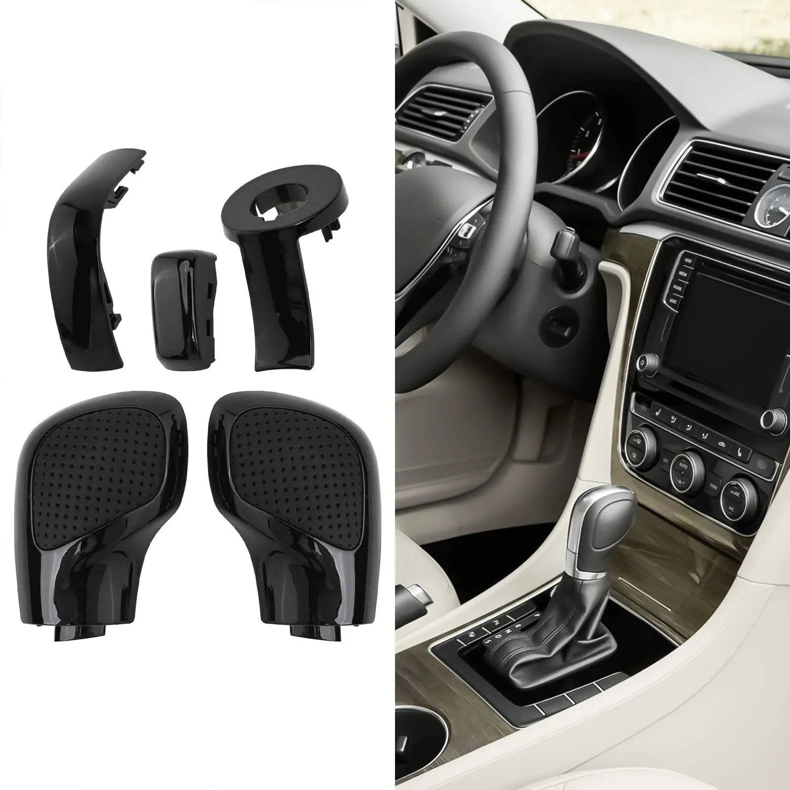 4Pcs/set Shift \Knob \Gear \Side \Cover For Golf 6 7 R For GTI For Passat B7 B8 CC R20 For Jetta MK6 For GLI ABS Black Car Parts
4Pcs/set Shift \Knob \Gear \Side \Cover For Golf 6 7 R For GTI For Passat B7 B8 CC R20 For Jetta MK6 For GLI ABS Black Car Parts