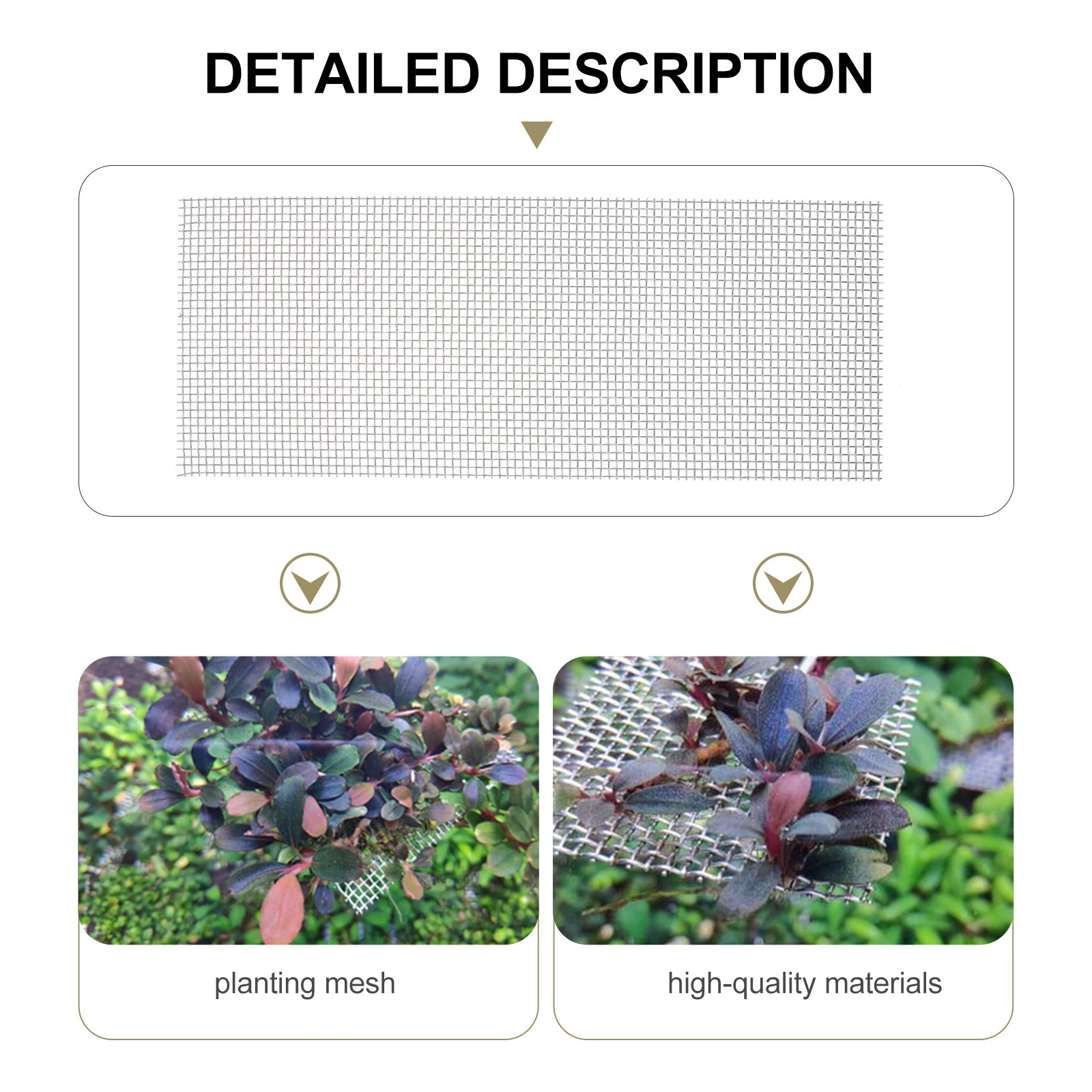 10PCS Stainless Steel Aquatic Mesh 75x19mm Wall Fish Tank Decor Long Lasting Carpet Plant Seaweed
10PCS Stainless Steel Aquatic Mesh 75x19mm Wall Fish Tank Decor Long Lasting Carpet Plant Seaweed