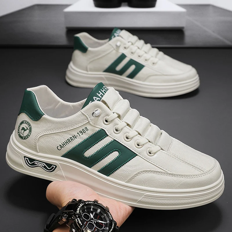 Men's Spring Casual Leather Surface Waterproof Non-Slip Sport Slip-On Lightweight Soft Bottom White Shoes Fashionable Outdoor...
Men's Spring Casual Leather Surface Waterproof Non-Slip Sport Slip-On Lightweight Soft Bottom White Shoes Fashionable Outdoor...