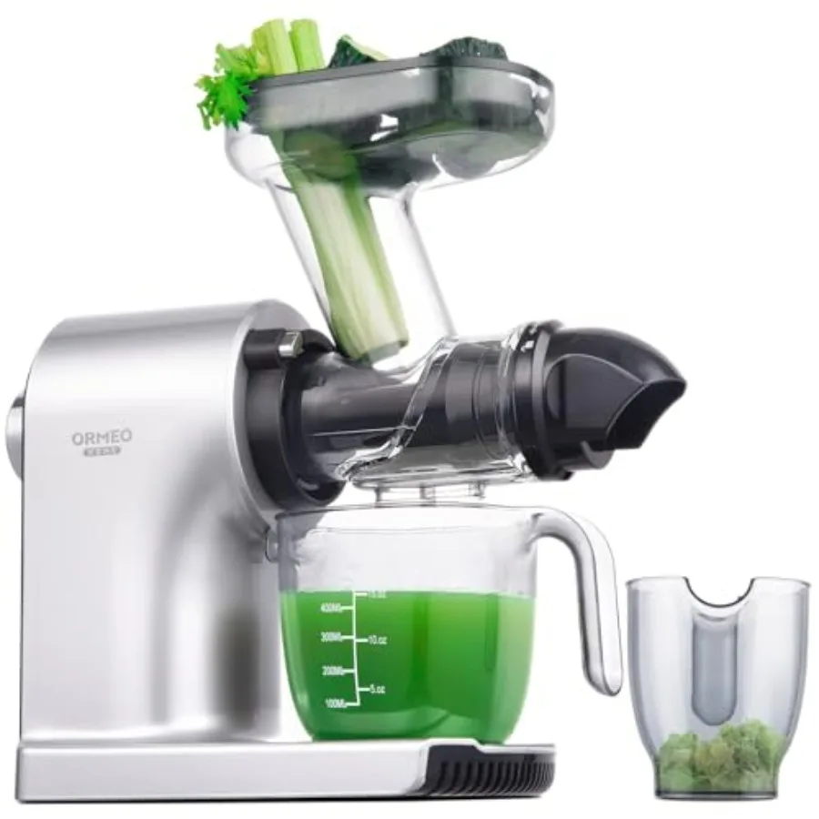 Cold Press Slow Masticating Juicer with 3.60 Large Feed Chute for Vegetables and Fruits BPA-Free High Juice Yield Easy to Clean
Cold Press Slow Masticating Juicer with 3.60 Large Feed Chute for Vegetables and Fruits BPA-Free High Juice Yield Easy to Clean